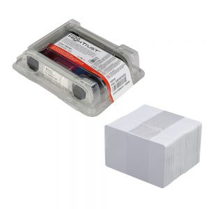 COMBO: Ribbon Evolis R5F002AAA - 200 Imp + 100 Cartões