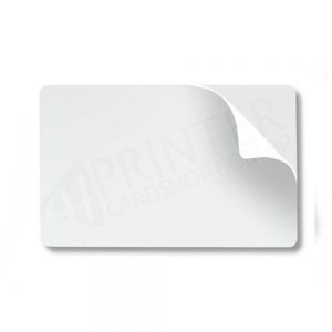 Cartão Branco PVC Adesivado CR-80 0,76MM 0,86mm x 0,54mm
