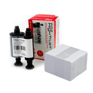 COMBO: Ribbon Evolis R3011 - 200 Imp + 100 Cartões