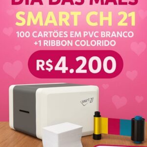 Impressora de Cartões e Cracha Smart CH 21S