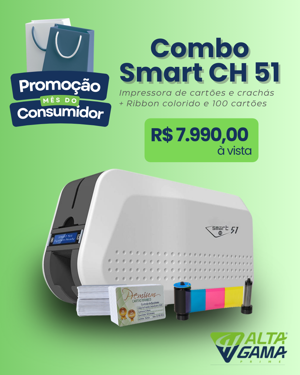 Impressora Smart CH 51S - Combo promocional